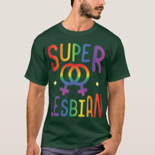 Camiseta Orgulho Gay LGBT Lésbica Super Família Lésbica eng