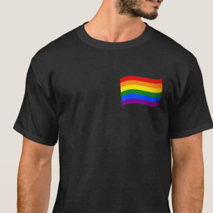 Camiseta Orgulho gay LGBT LGBT LGBT de Sinalizador Arco-Íri