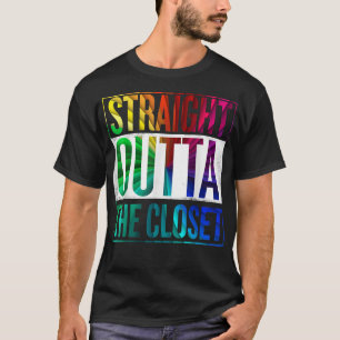 Camiseta Orgulho Gay LGBT Straight Outta The Close