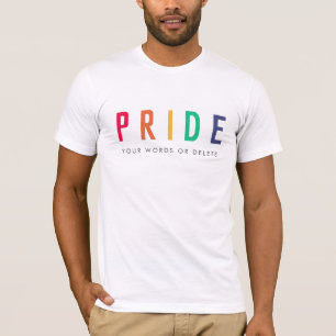 Camiseta Orgulho   Gay LGBTQ Arco-Íris Moderno