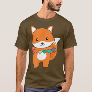 Camiseta Orgulho gay Lgbtq Corações Do Arco-Íris