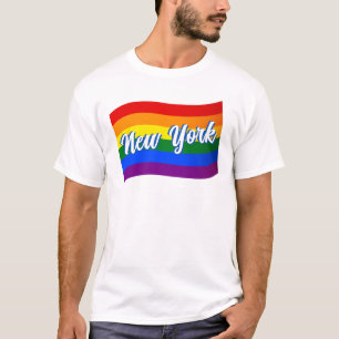 Camiseta Orgulho gay LGBTQ LGBT de Nova Iorque