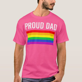 Camiseta Orgulho gay LGBTQ Pai do Pai Orgulhoso
