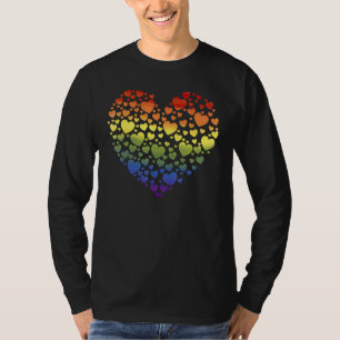 Camiseta Orgulho gay Lgbtq Sinalizador Arco-Íris Copia Dire