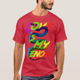 Camiseta Orgulho gay Love é meu veneno