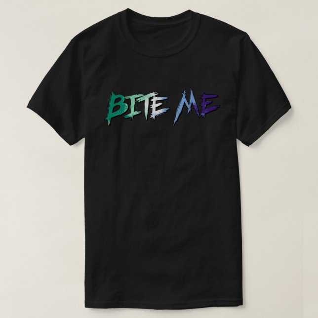 Camiseta Orgulho Gay Me Morde (Frente do Design)