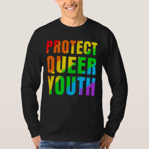 Camiseta Orgulho gay Mês de Lgbtq Proteger Arco-Íris de Fil