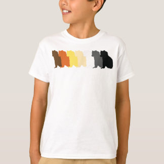 Camiseta Orgulho gay Mês de Papa Mens LGBT - Urso Gay Senta