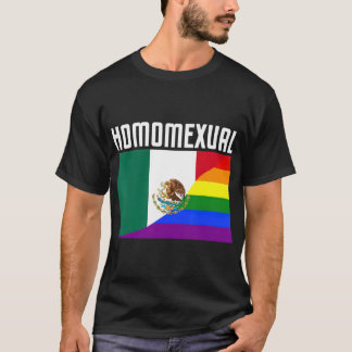 Camiseta Orgulho gay mexicano Bandeira Arco-Íris Ortodia Ho