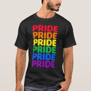 Camiseta Orgulho gay Nacional Marcha Vintage Rainbow Lgbt E