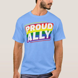 Camiseta Orgulho gay Orud Ally LGBT LGBT Sinalizador Rainbo