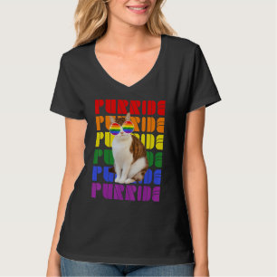 Camiseta Orgulho gay para Homens Gbt Pai Gato Purrid