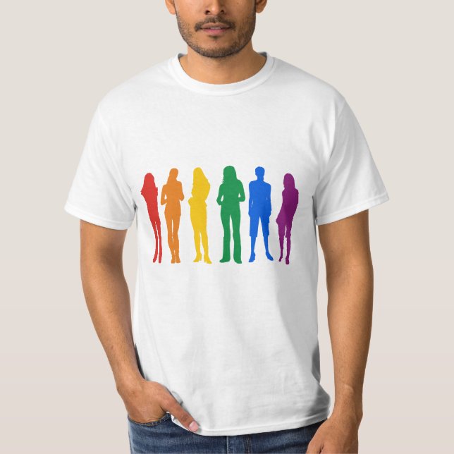Camiseta Orgulho gay para mulheres (Frente)