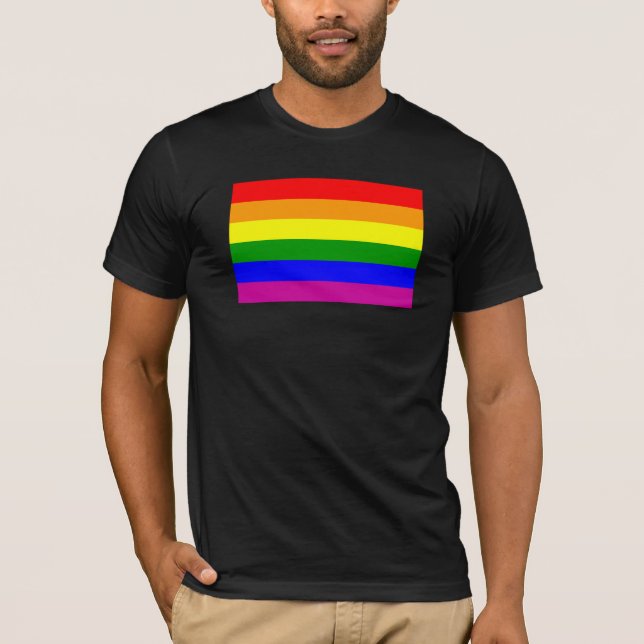 Camiseta Orgulho gay Rainbow (Frente)
