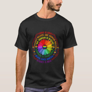 Camiseta Orgulho Gay Rainbow Hu Lgbt Mês Mais Tamanho