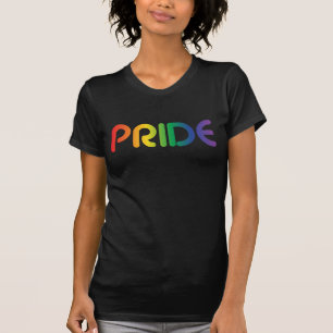 Camiseta Orgulho gay Rainbow Text T-Shirt
