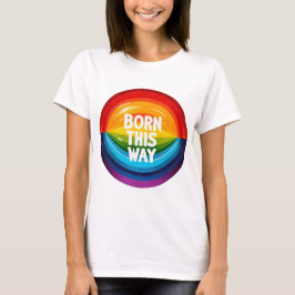 CAMISETA ORGULHO GAY RAINBOX NASCER DESTA MANEIRA