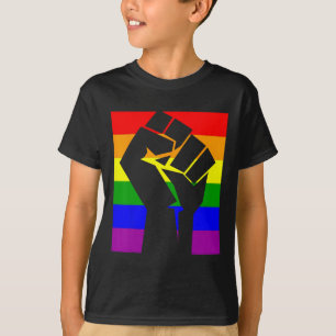 Camiseta Orgulho gay resiste à punção inicial Sinalizador a