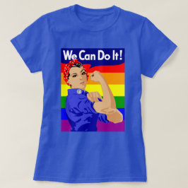 CAMISETA ORGULHO GAY ROSIE O RIVETOR COM PISCINA