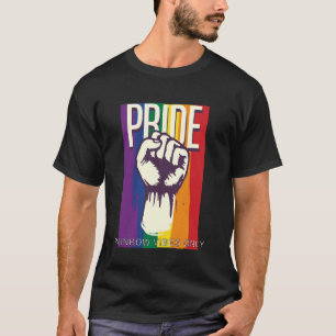 Camiseta Orgulho gay sashay também Glam Love Yaas rainbow