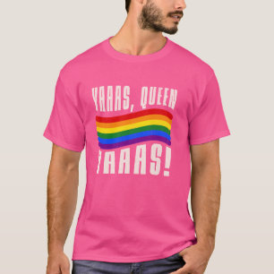 Camiseta Orgulho gay sashay também Glam Love Yaas rainha
