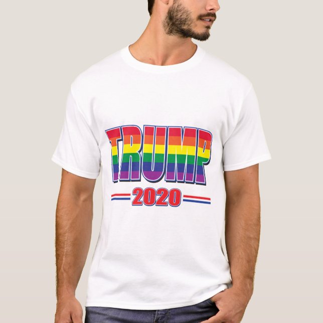 Camiseta Orgulho gay Trump 2020 (Frente)