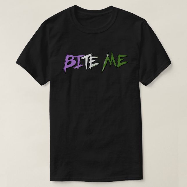 Camiseta Orgulho Genderqueer Me Morda (Frente do Design)