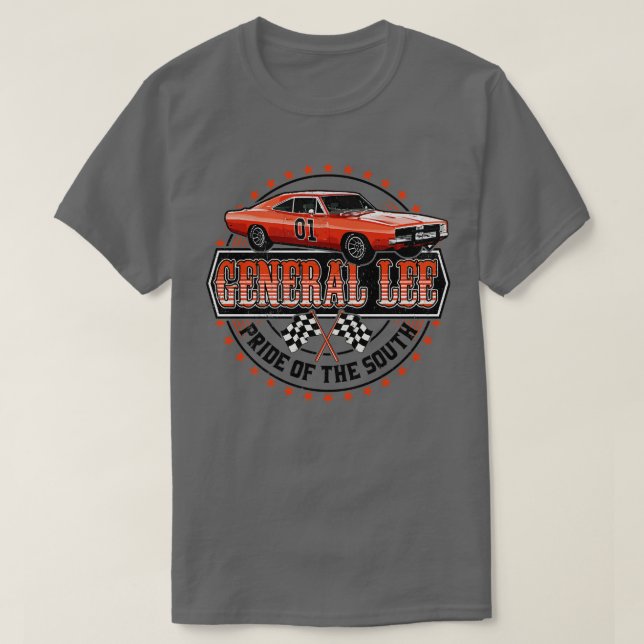 Camiseta Orgulho General Lee da Lts Sul (Frente do Design)