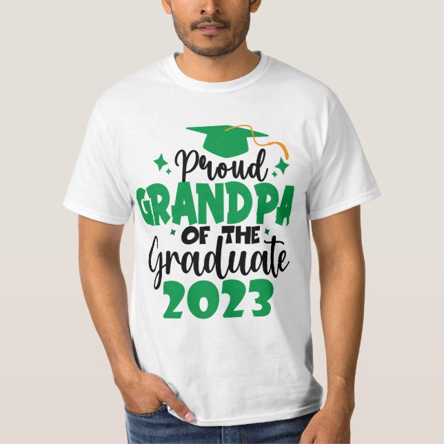 Camiseta Orgulho GRANDPA de uma Classe de Diversão de Forma (Frente)