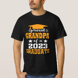 Camiseta Orgulho GRANDPA de uma Classe Moderna do Formando