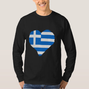 Camiseta Orgulho Grego Coração Hellenes Raízes Gregas Gr Gr
