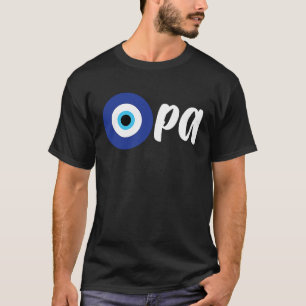 Camiseta Orgulho Grego OPA Olho do Mal Hellas Grécia Olho d