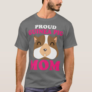 Camiseta Orgulho Guiné Porco Mãe Furador Batata Hamster Pet