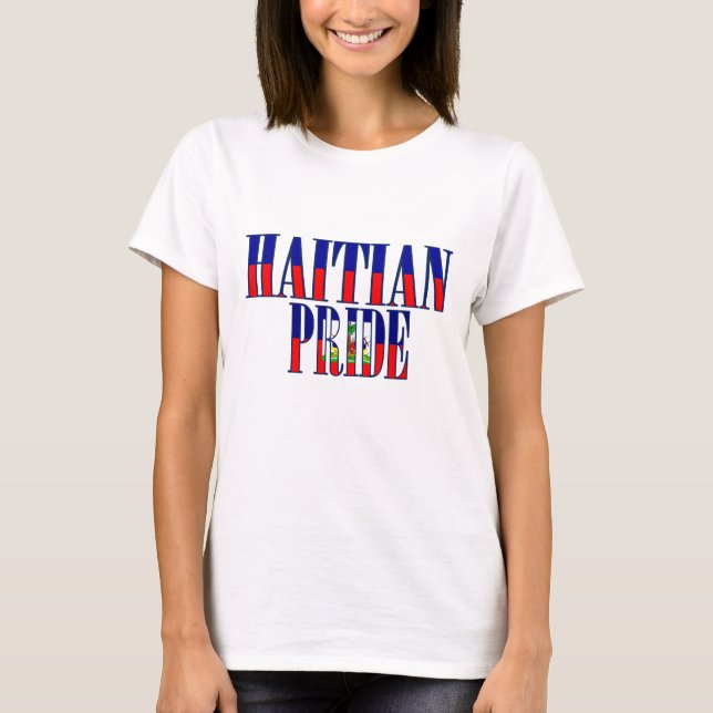 Camiseta Orgulho haitiano (Frente)