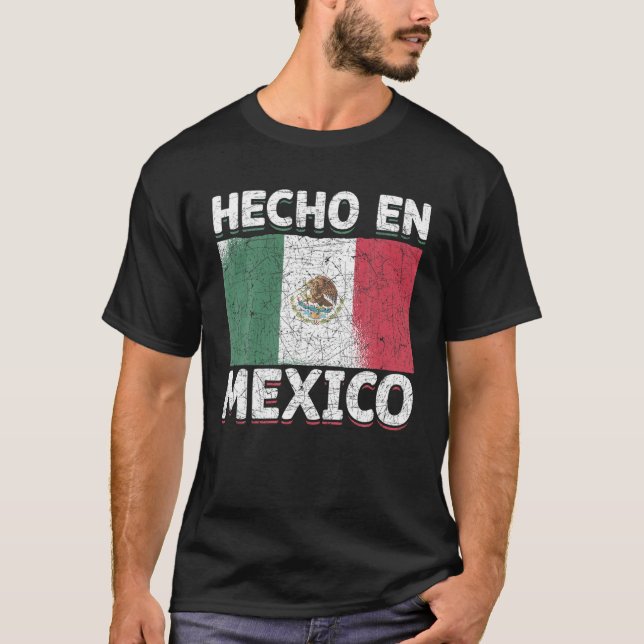 Camiseta Orgulho Hispânico Cultura mexicana Águia Mexicana  (Frente)