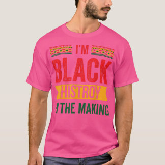Camiseta Orgulho História Negra Mês Eu sou História Negra