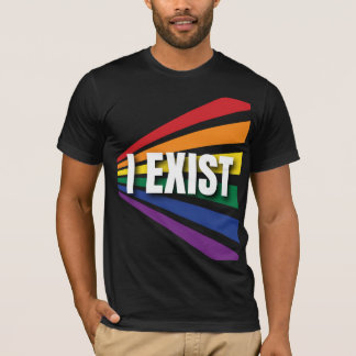 Camiseta Orgulho I Existe Ativista LGBTQIA+ E Ally Rainbow