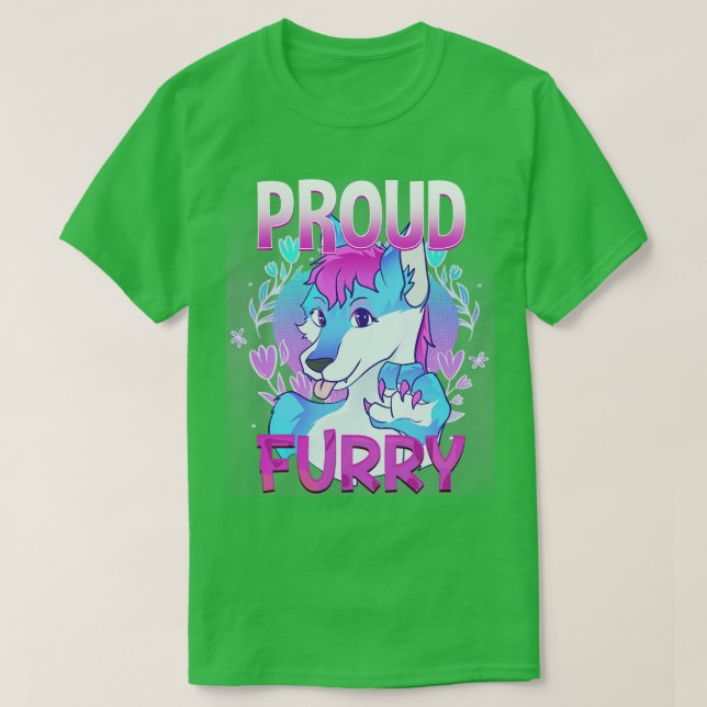 Camiseta Orgulho I Furries Cosplay Fandom 3 (Frente do Design)