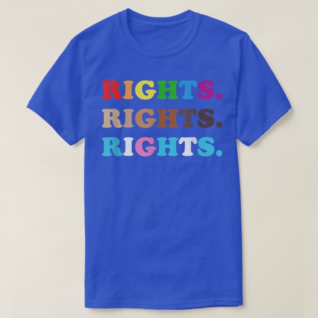 Camiseta Orgulho Igualdade de Direitos Lgbt Gay Blm Mês Tra (Frente do Design)
