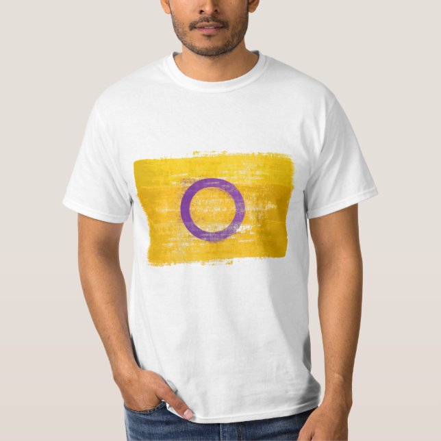 CAMISETA ORGULHO INTERSEXO PINTADO (Frente)
