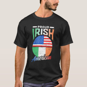 Camiseta Orgulho Irlandês Americano Roots Ireland Family Us