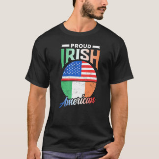 Camiseta Orgulho Irlandês Americano Roots Ireland Family Us