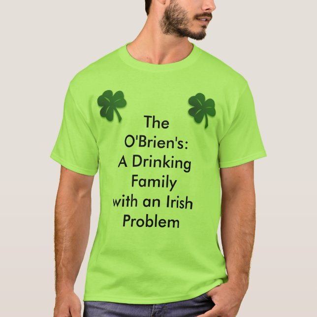 Camiseta Orgulho irlandês da família!!!!  Excelente para o (Frente)