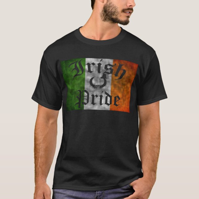 Camiseta ORGULHO IRLANDÊS por BULL DAS MADEIRAS (Frente)