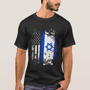 Camiseta Orgulho Israelense Bandeira Patriótica Orgulho Ame