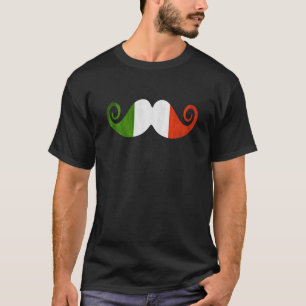 Camiseta Orgulho ITALIANO ENGRAÇADO do T-SHIRT do BIGODE da