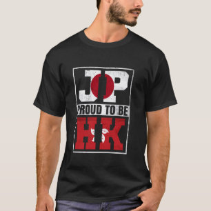 Camiseta Orgulho japonês Hong Kong Mix Japan e Hong Kong H