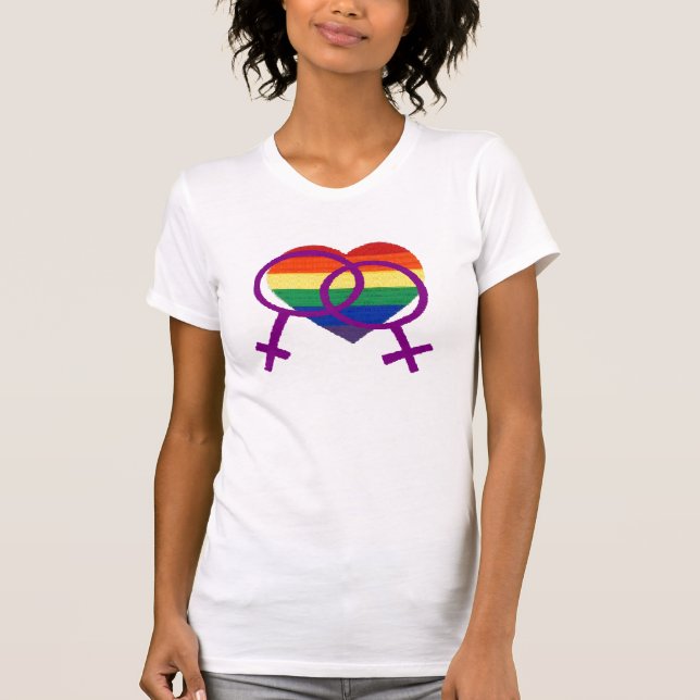 Camiseta Orgulho lésbica (Frente)