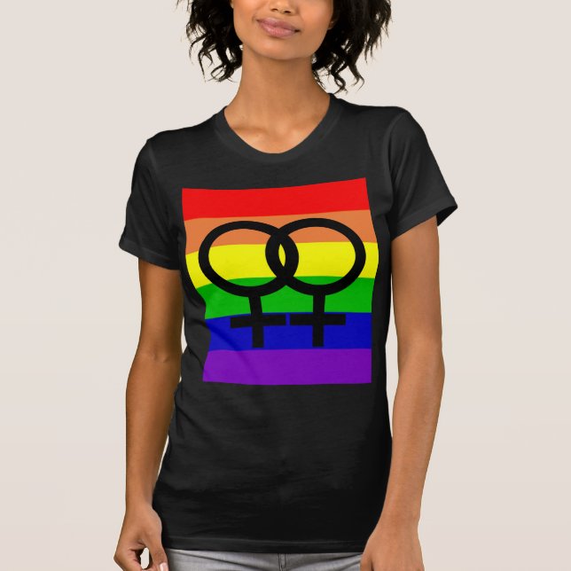 Camiseta Orgulho lésbica (Frente)