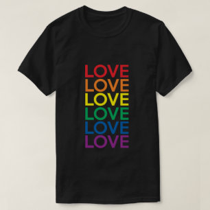 CAMISETA ORGULHO LÉSBICA ALEGRE DA IGUALDADE LGBTQI DO